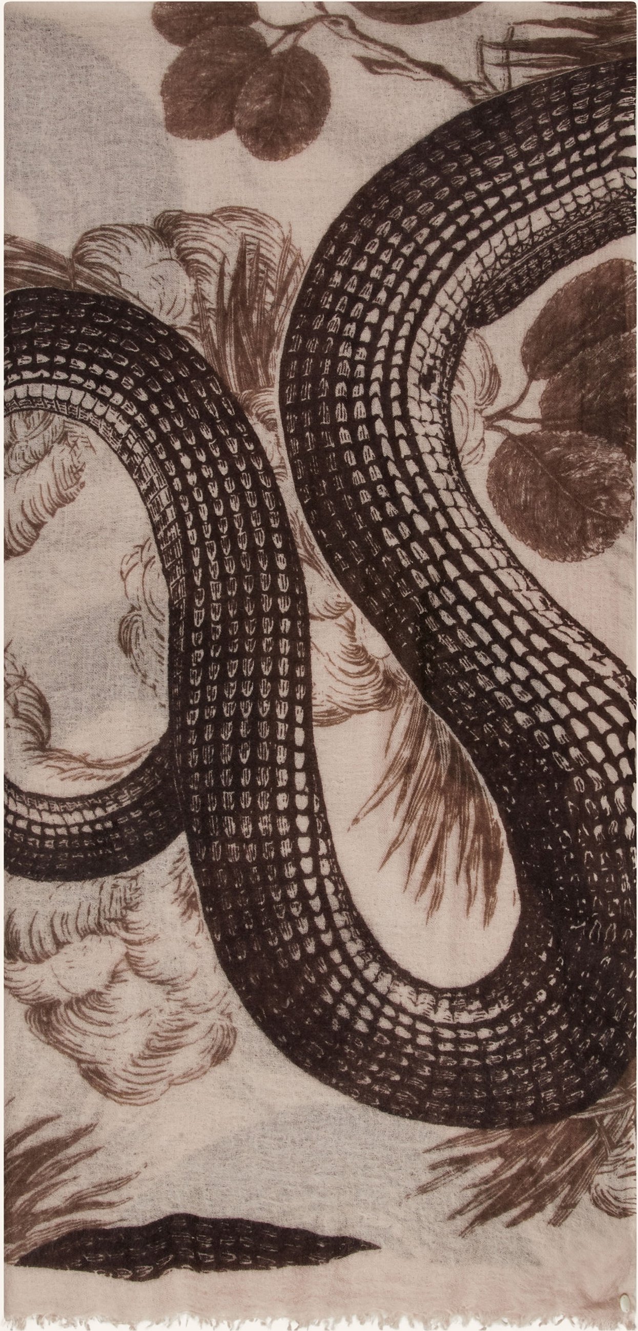 Friendly Hunting Cashmere-Schal Garden Eden braun