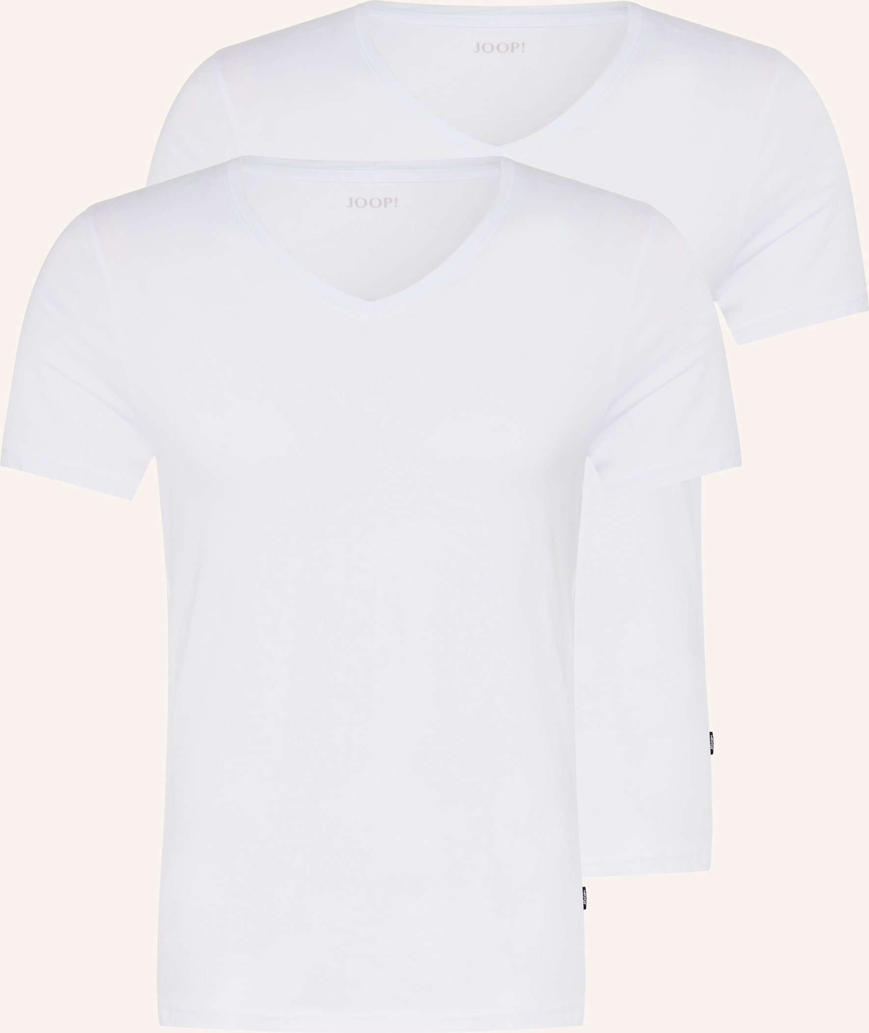 Joop! 2er-Pack V-Shirts weiss