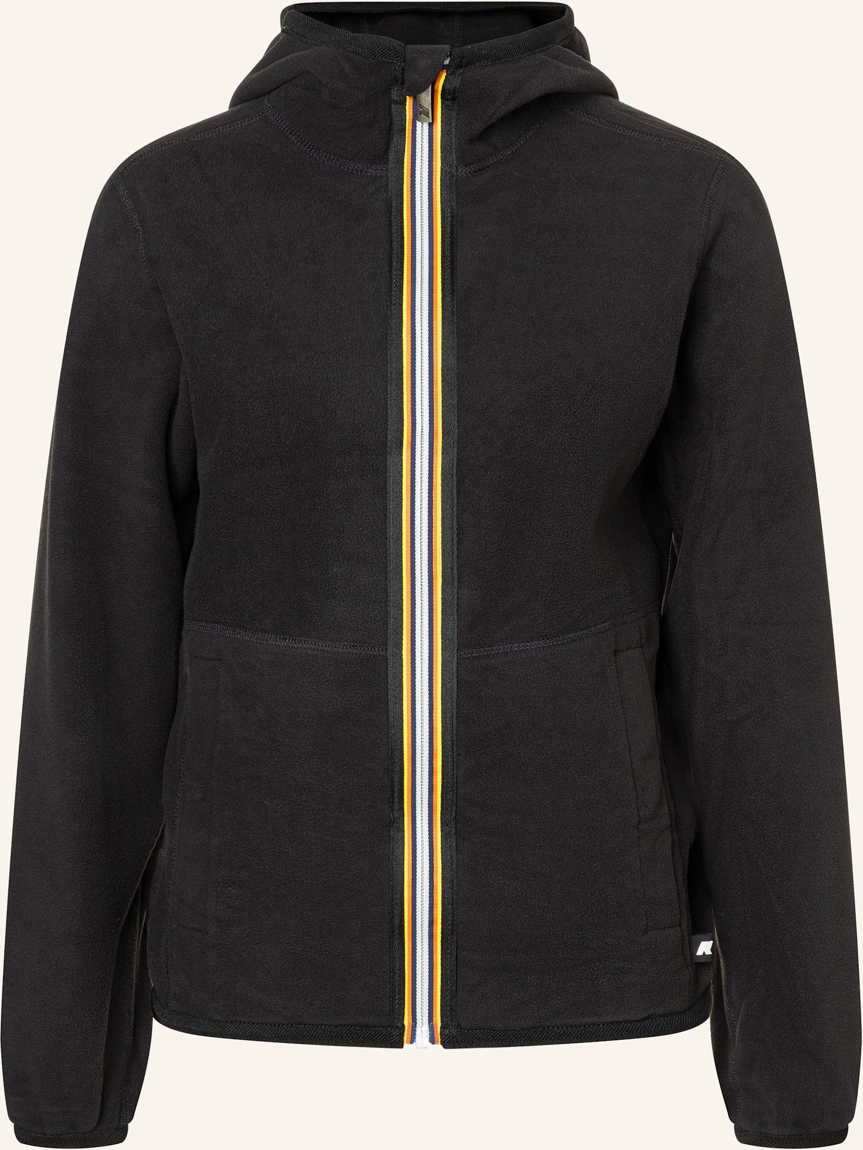 K-Way Winterjacke Linn Velour Polar Double Zum Wenden schwarz