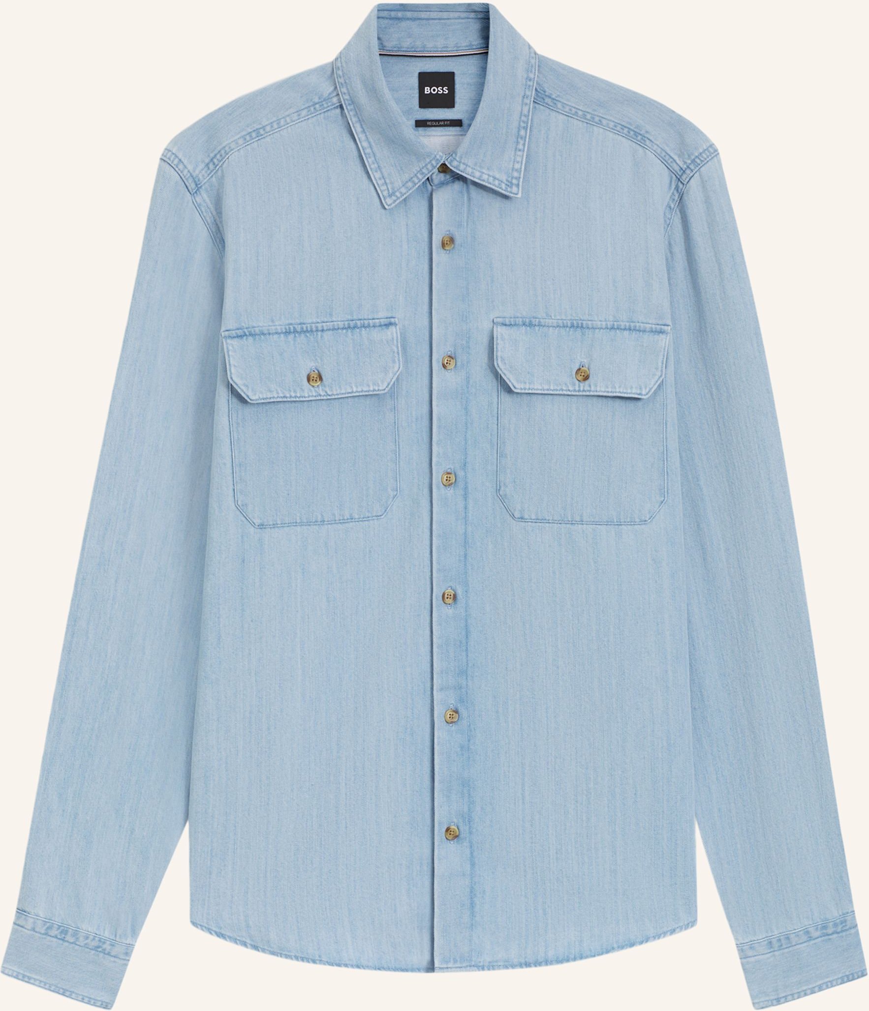 Boss Casual Hemd H-Liam-Kb-2p-c1-261 Regular Fit blau