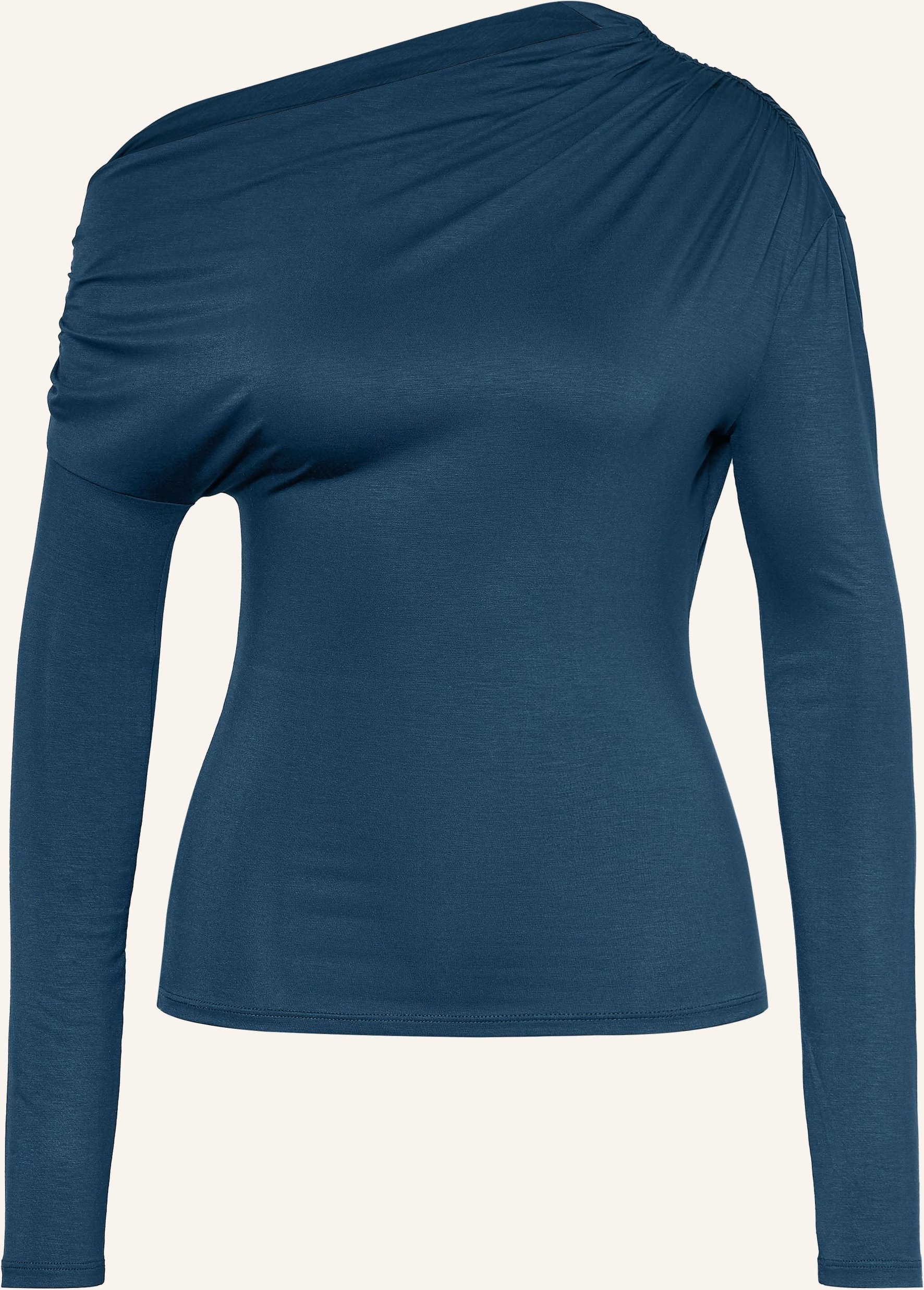Patrizia Pepe One-Shoulder-Shirt Maglia blau