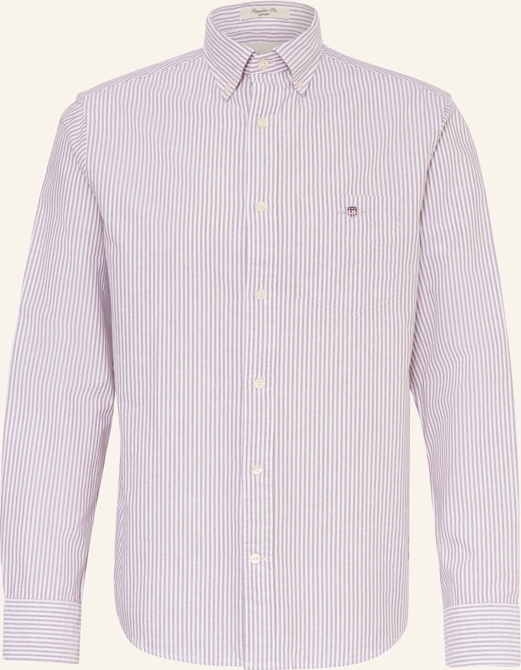 Gant Oxfordhemd Regular Fit braun