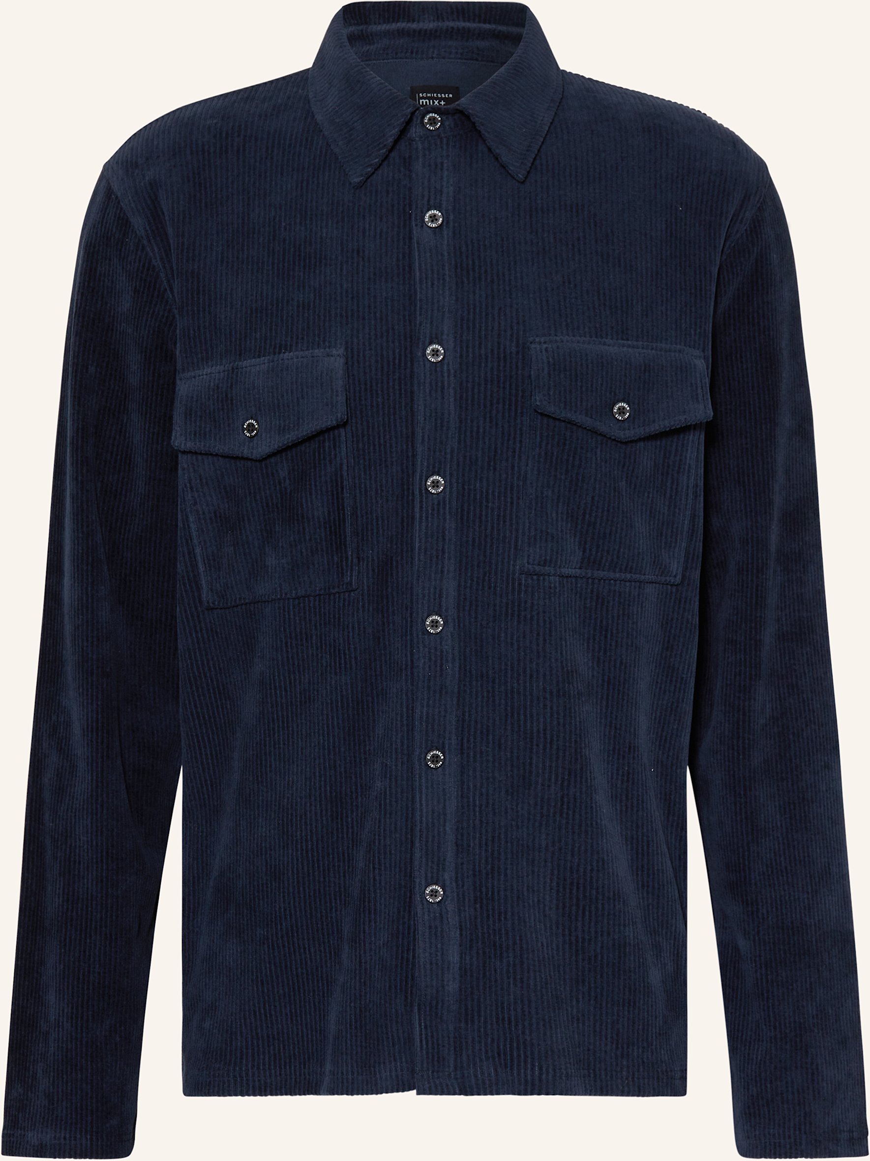 Schiesser Lounge-Hemd Mix+Relax blau