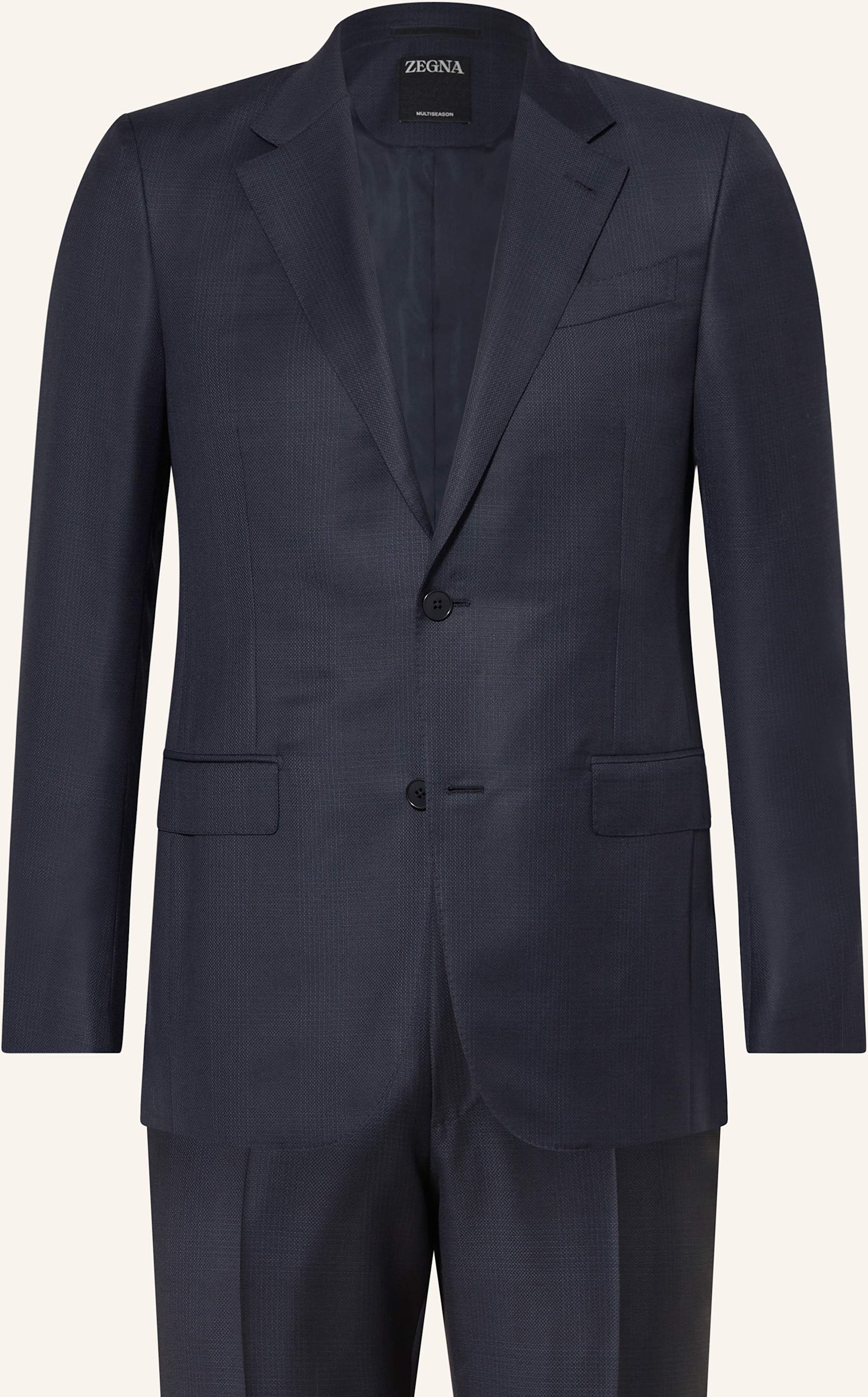 Zegna Anzug Extra Slim Fit blau