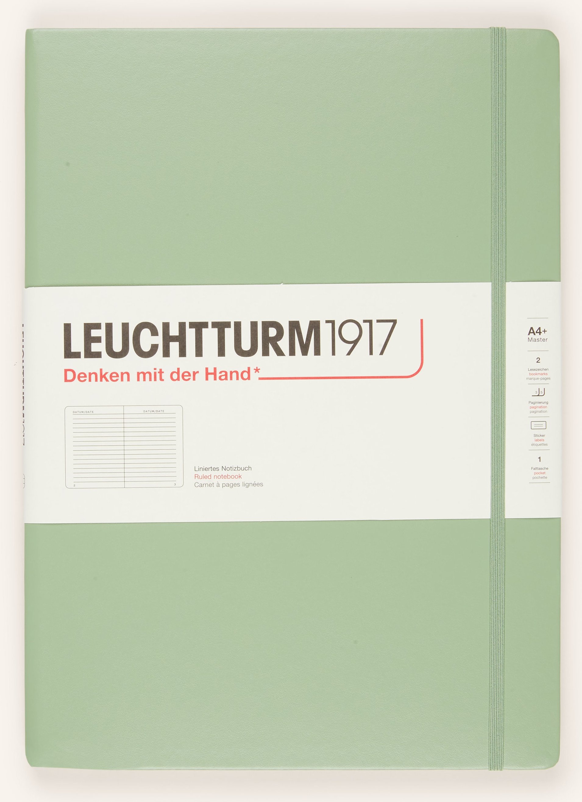 Leuchtturm Notizbuch Master Slim gruen