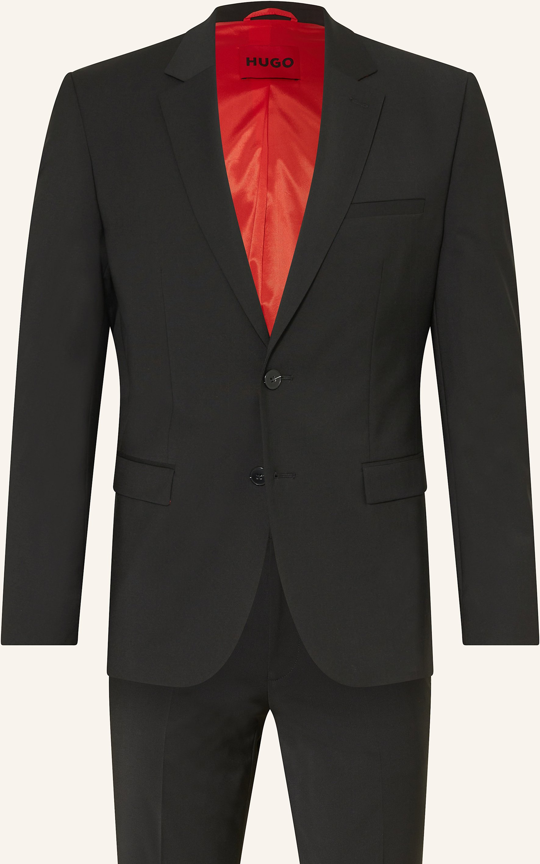 Thumbnail - Hugo Anzug Arti-Hesten Extra Slim Fit schwarz