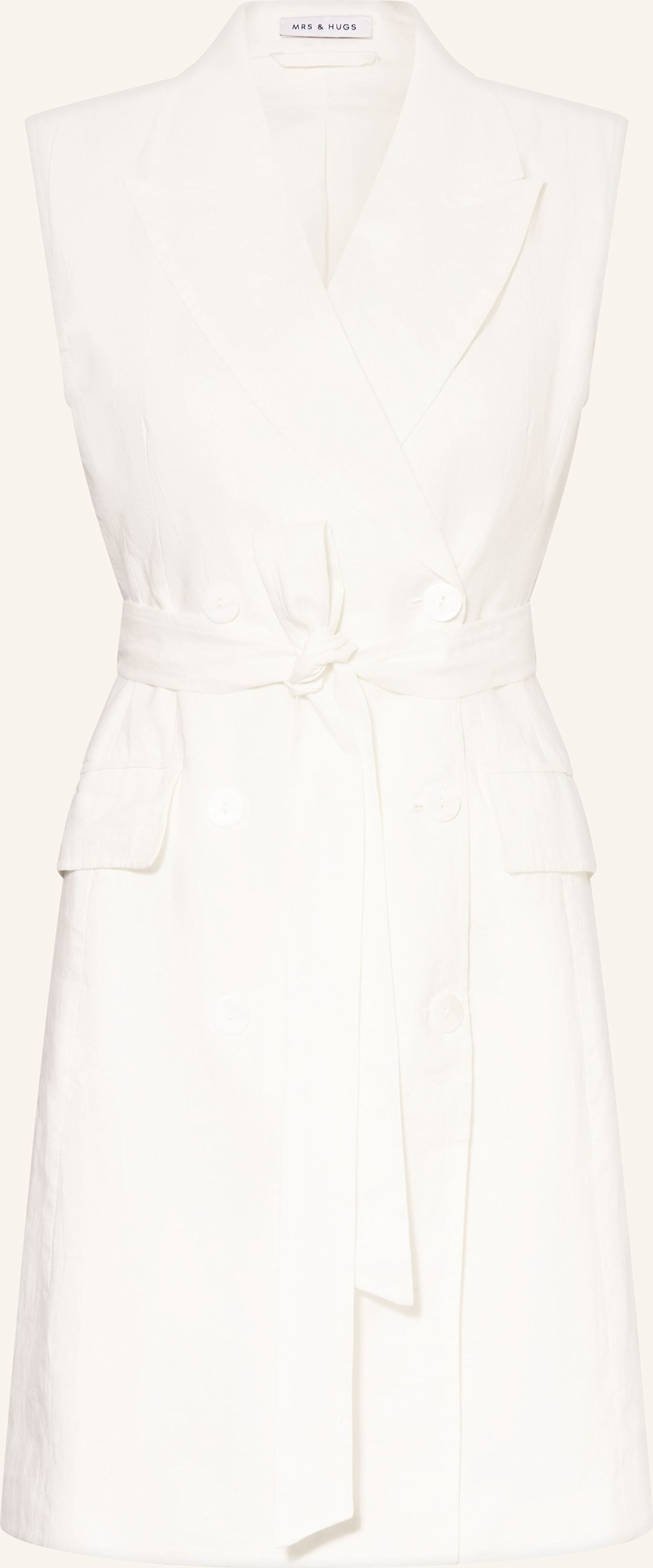 Mrs & Hugs Blazerkleid weiss