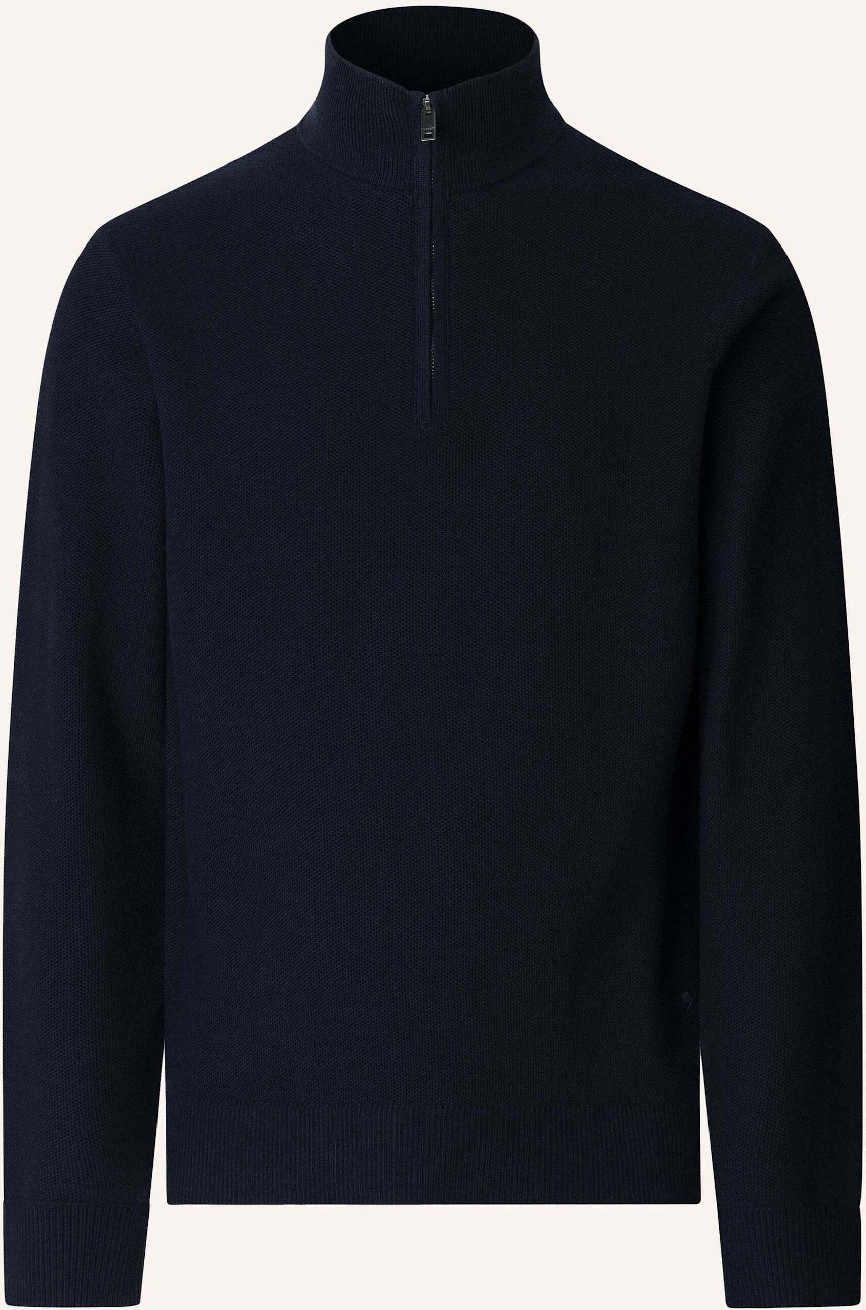 Hackett London Pullover Honeycomb Hzip blau