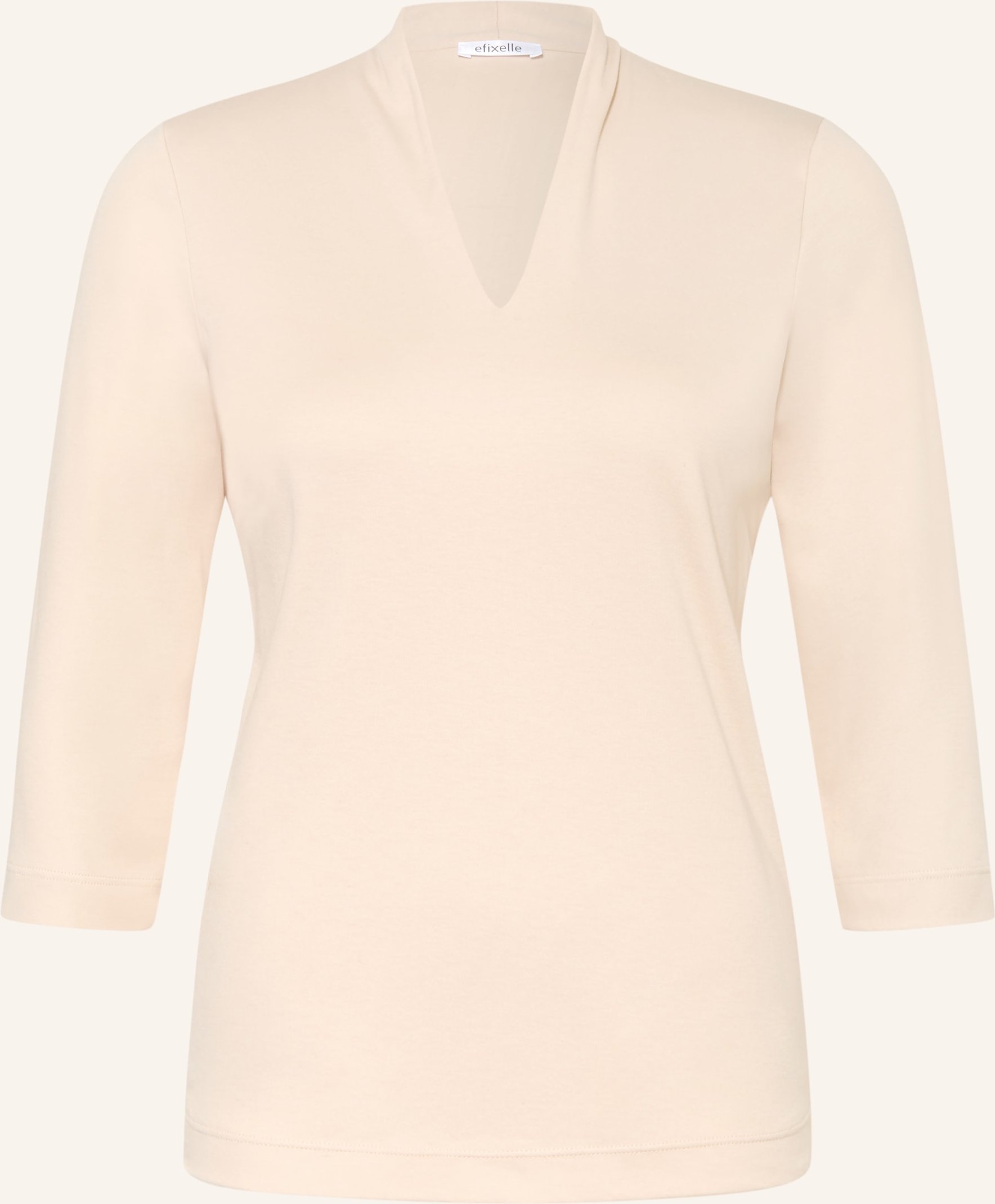 Efixelle Shirt Mit 3/4-Arm braun