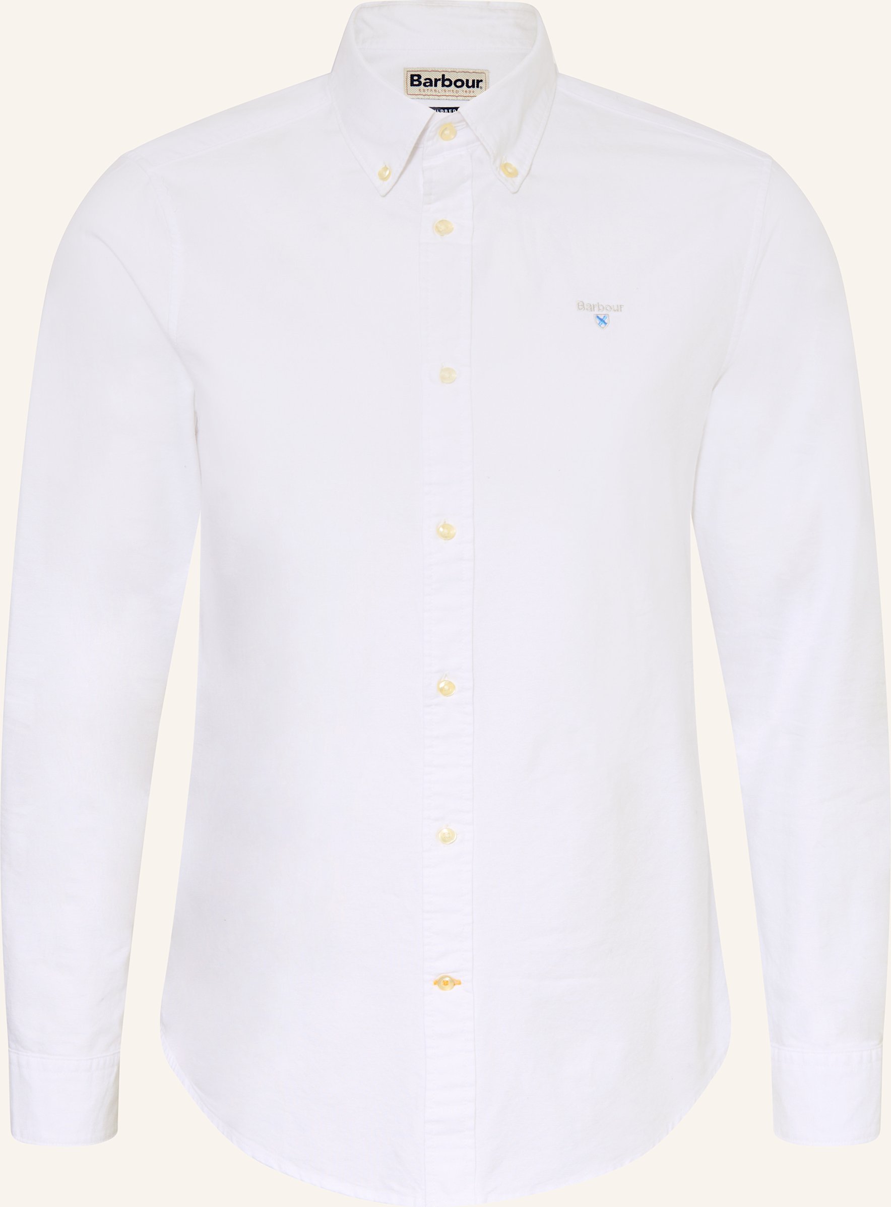 Barbour Hemd Oxtown Tailored Fit weiss