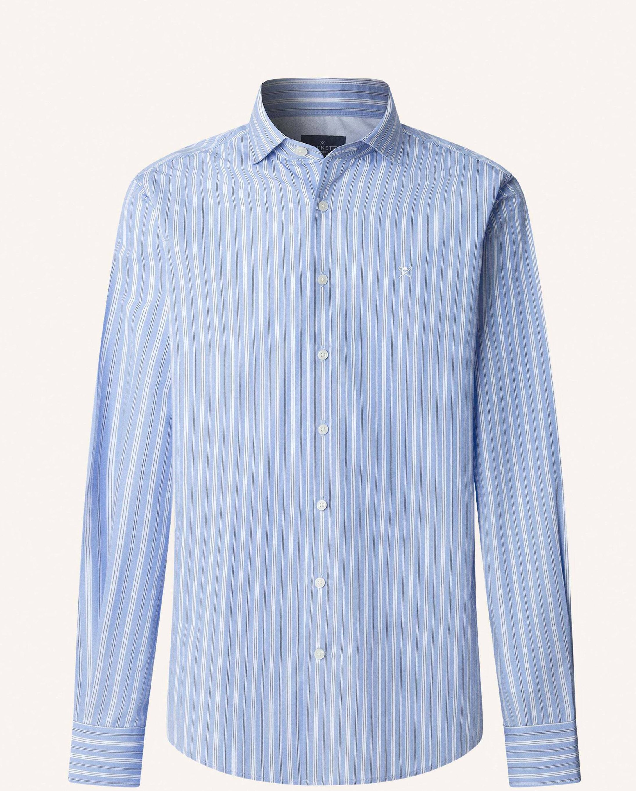 Hackett London Freizeithemd City Multi Stripe blau