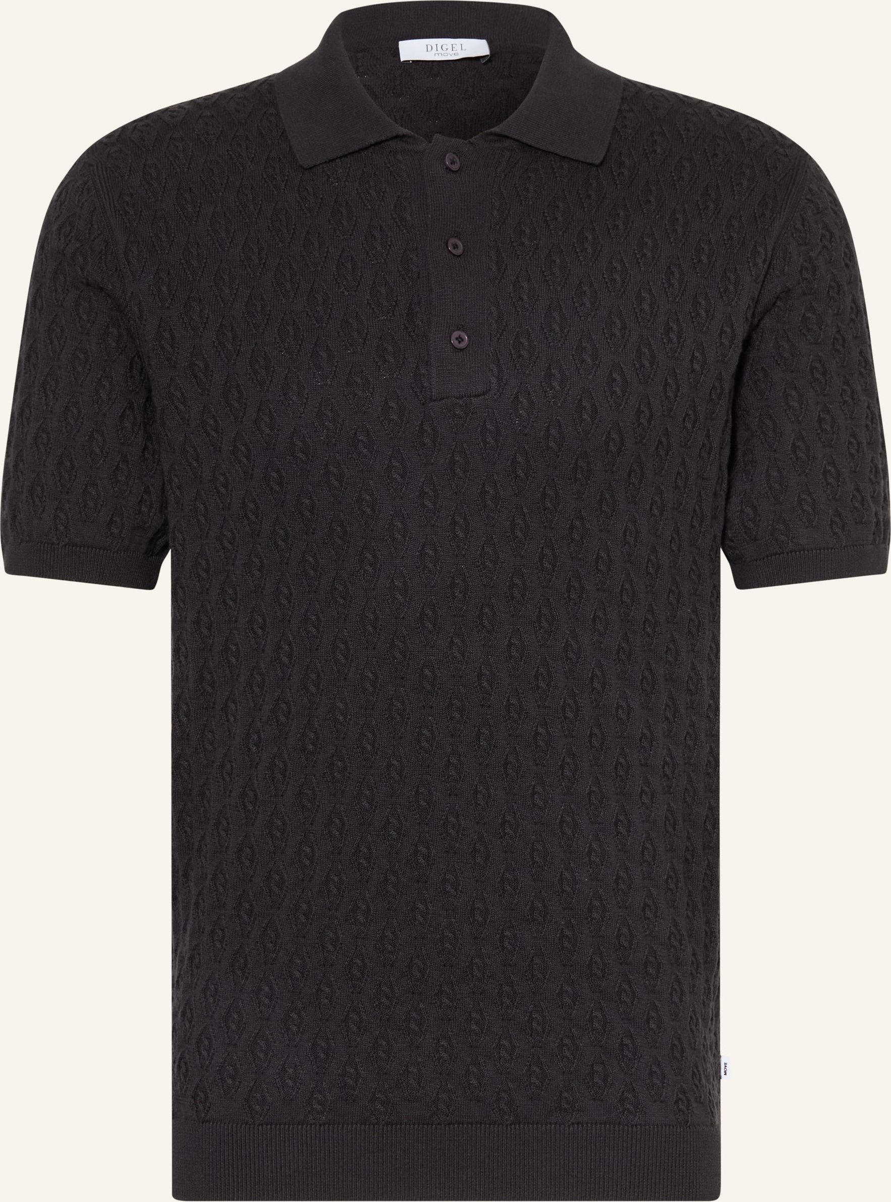 Digel Move Strick-Poloshirt Atila blau