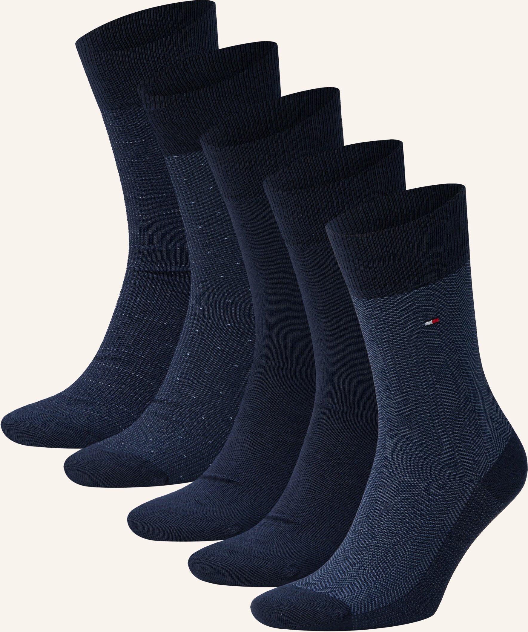 Thumbnail - Tommy Hilfiger 5er-Pack Socken Mit Geschenkbox blau