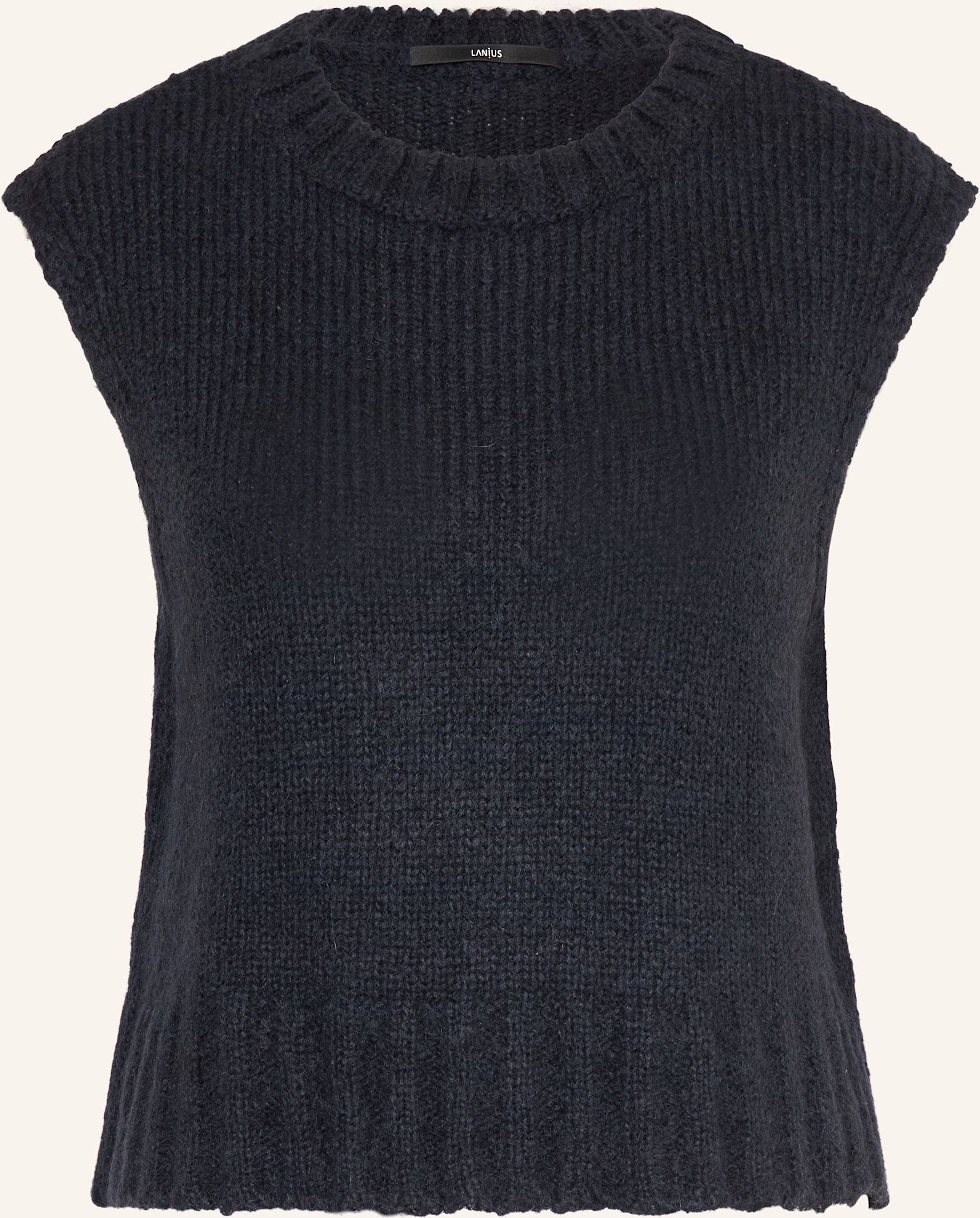 Lanius Pullunder Mit Alpaka blau