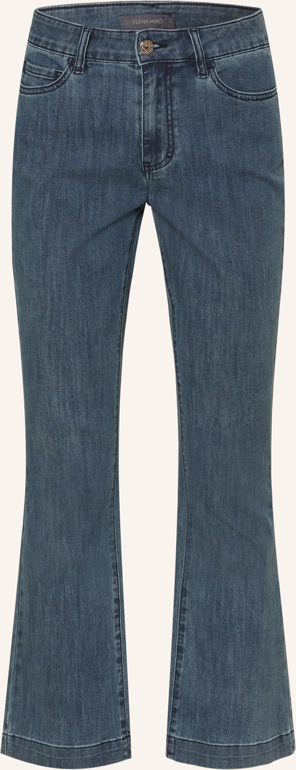 Elena Miro Flared Jeans blau