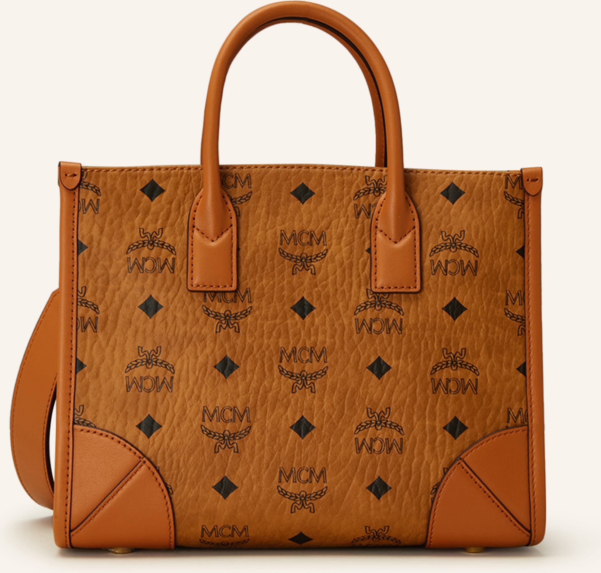 Mcm Handtasche braun