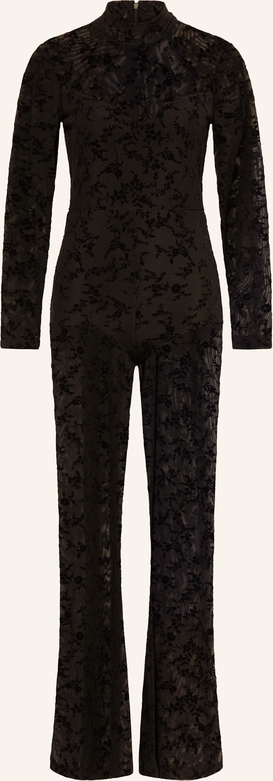 Allsaints Mesh-Jumpsuit Rylee schwarz