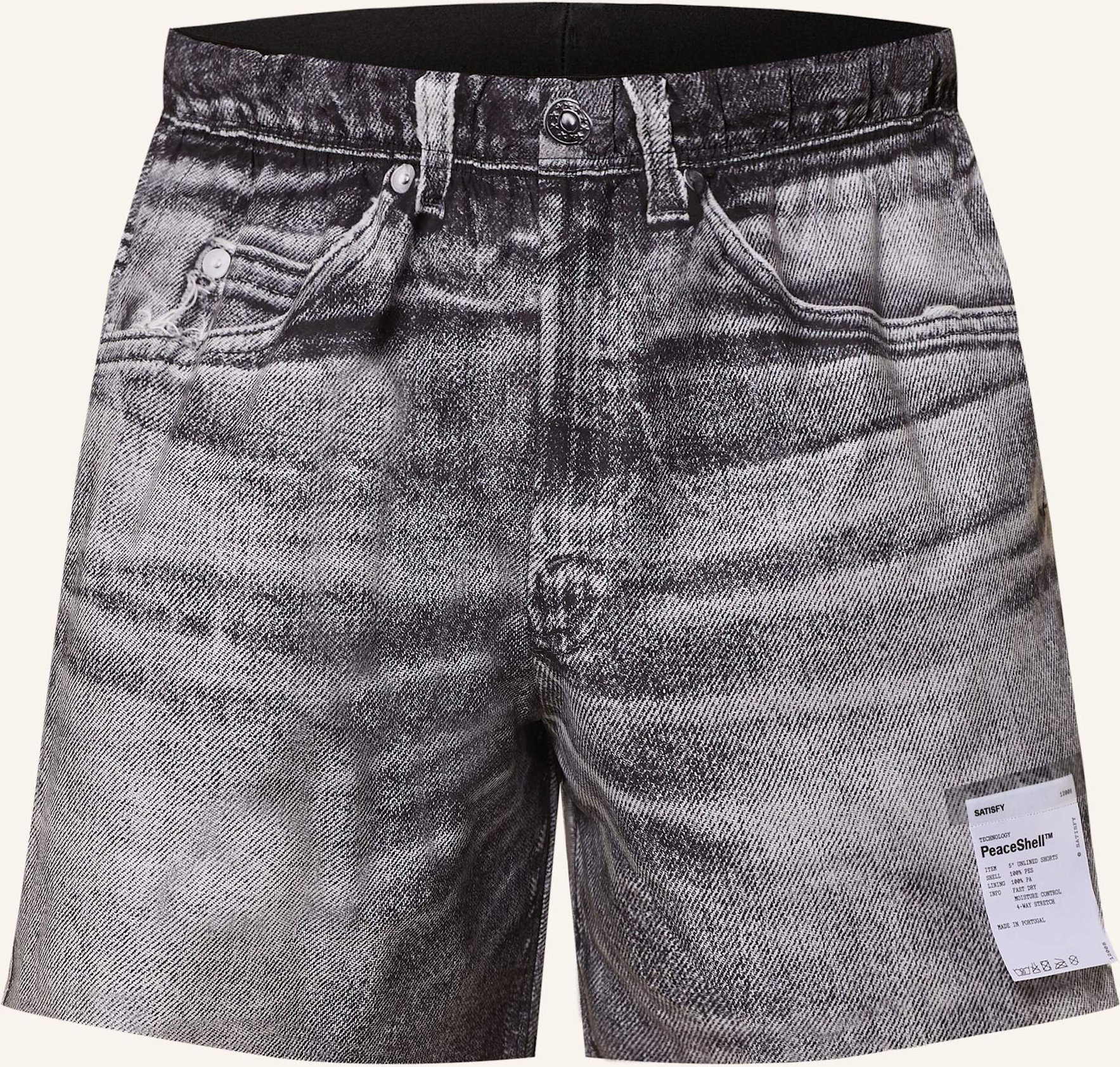 Satisfy Laufshorts Peaceshell™ schwarz