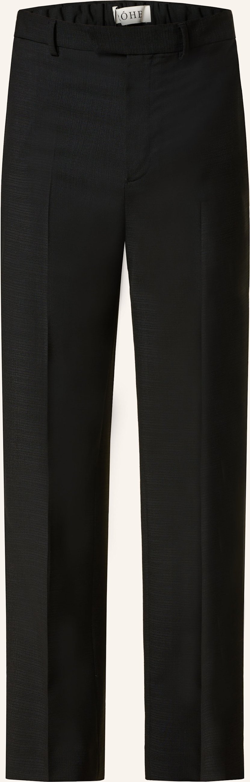 Róhe Hose Regular Fit schwarz