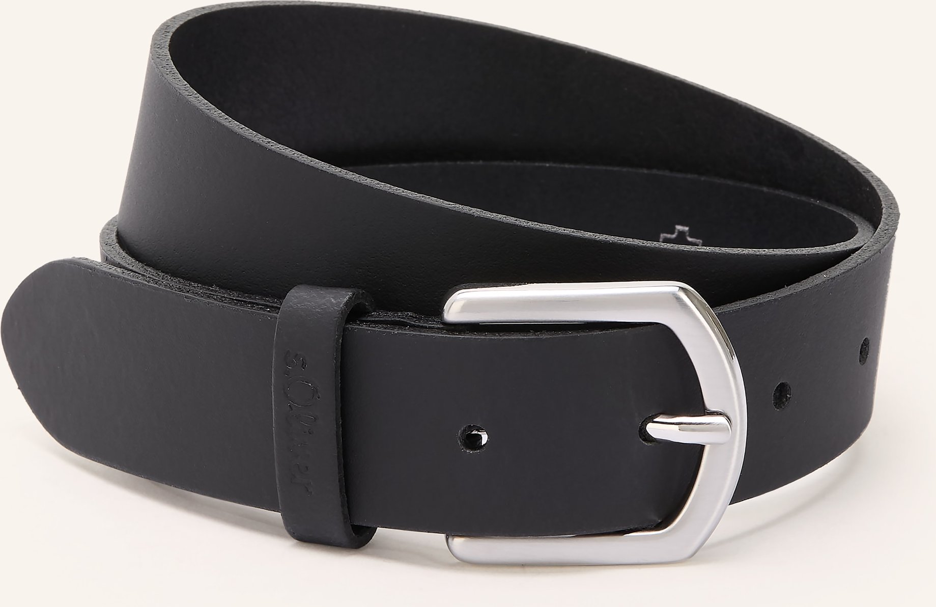 S.Oliver Red Ledergürtel schwarz