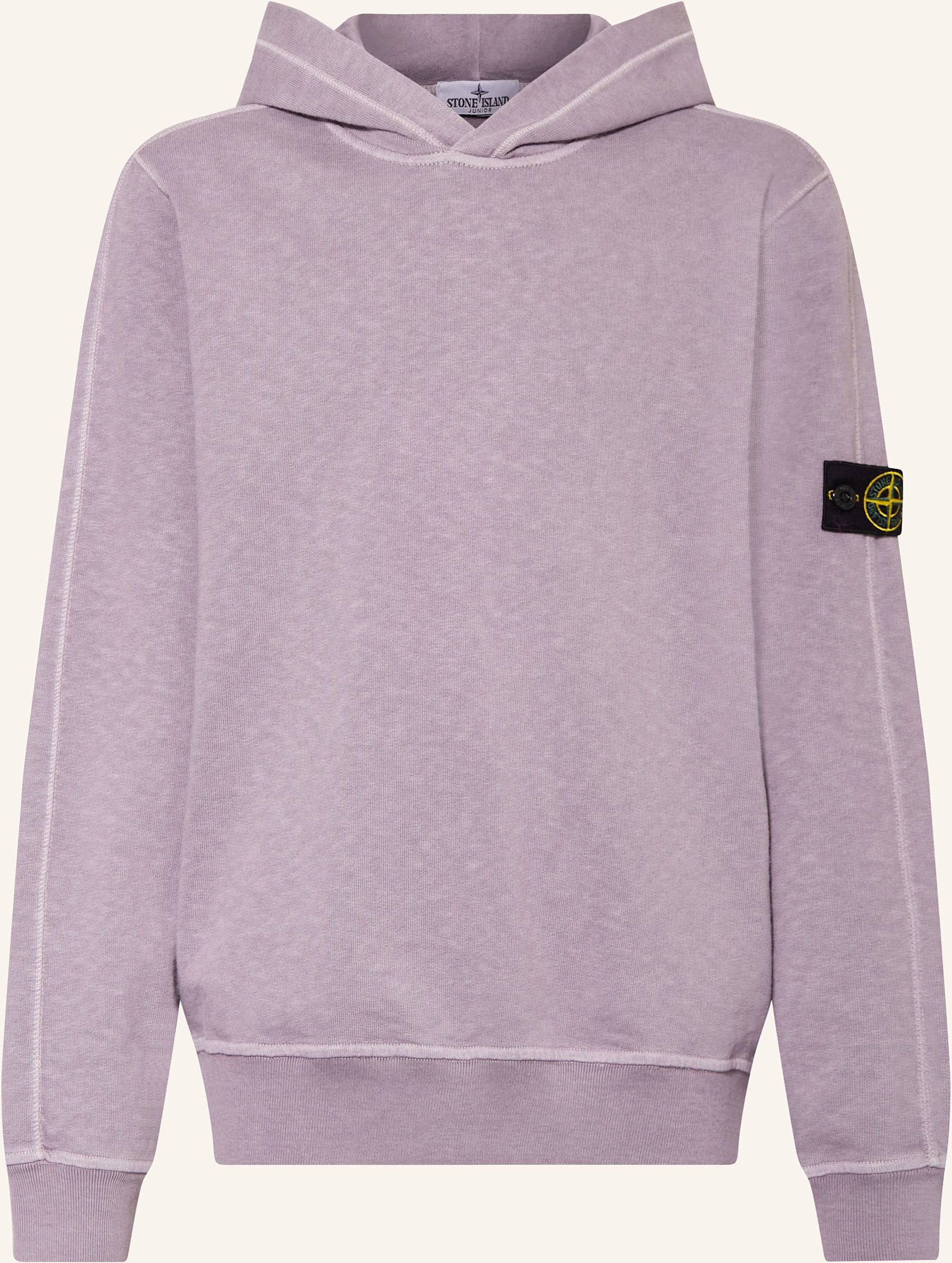 Stone Island Junior Hoodie lila