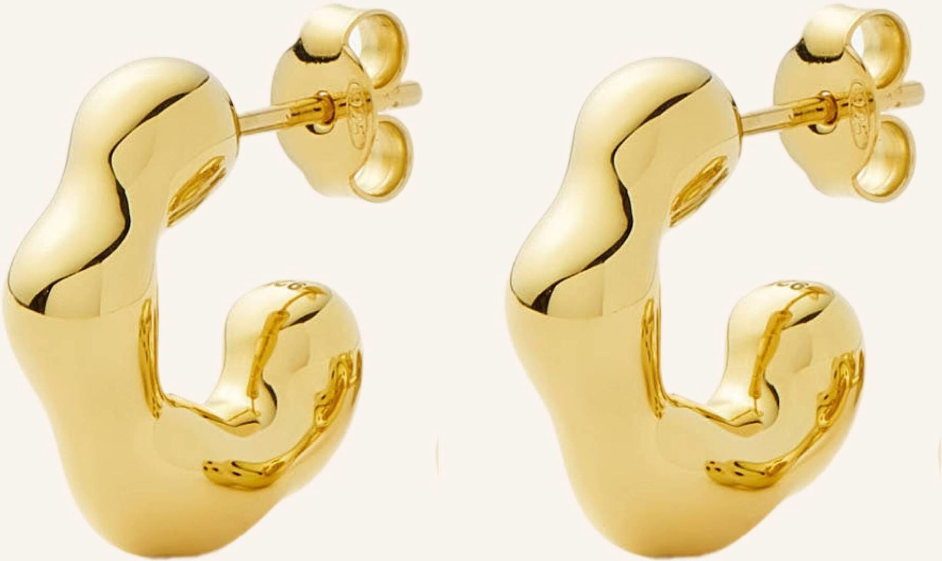 Missoma Kreolen Eny Lee Parker Mini Hoops By Glambou gold