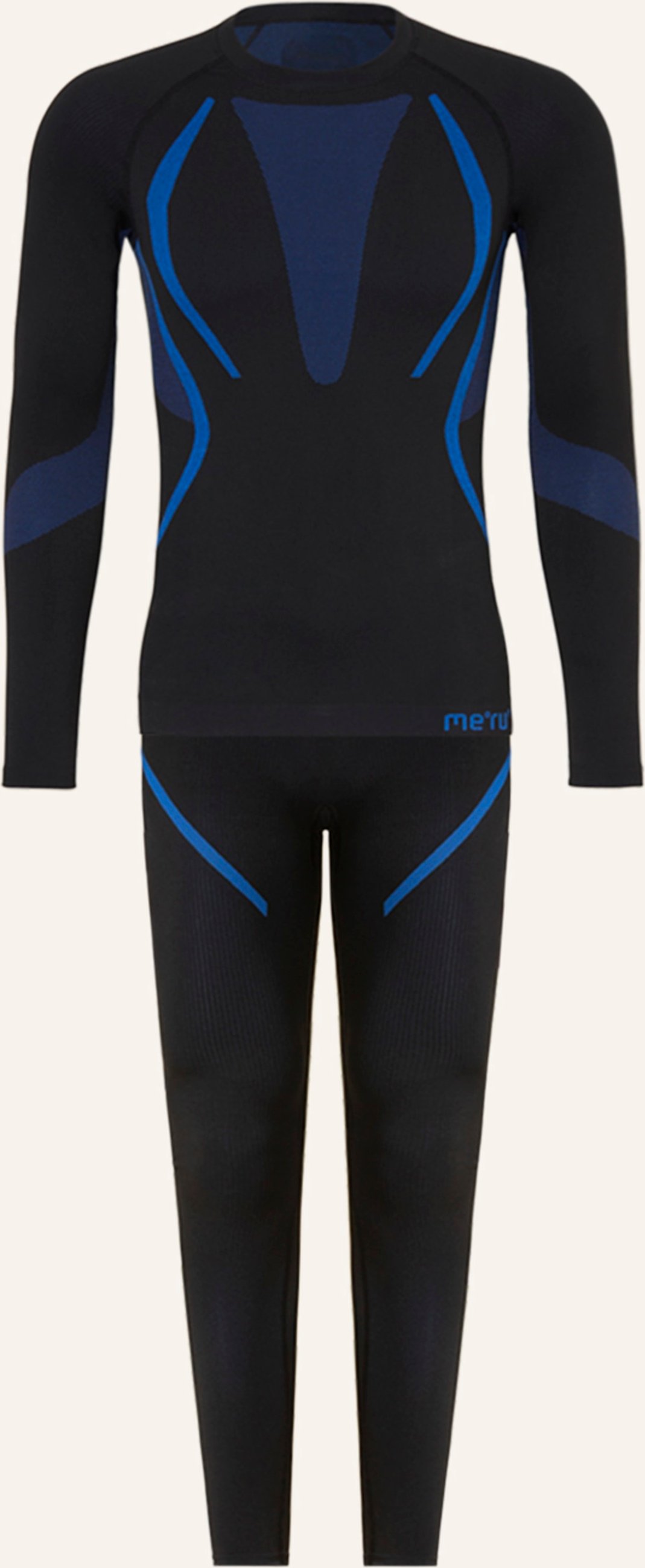 Me°Ru' Funktionswäsche-Set Tununak schwarz