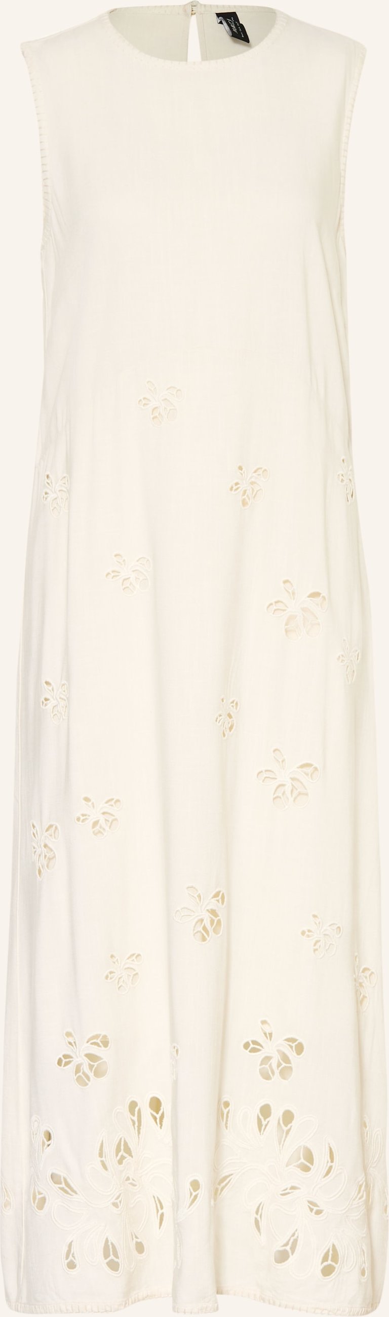 Marc Cain Kleid Mit Lochspitze weiss