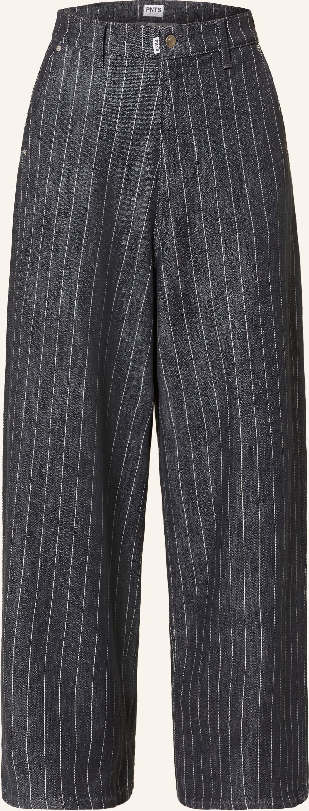 Pnts Wide Leg Jeans Over The Top blau