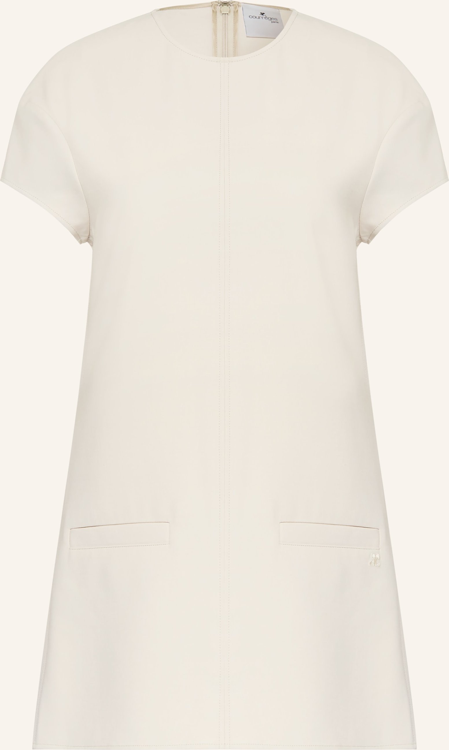Courrèges Kleid beige