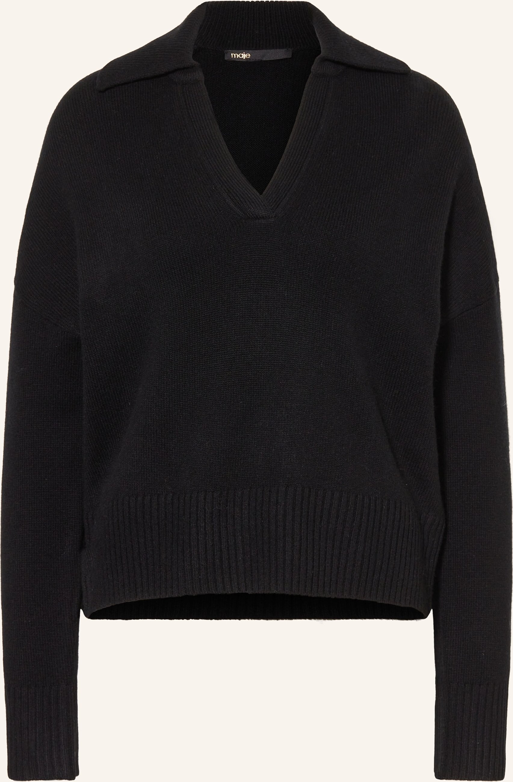 Maje Pullover schwarz
