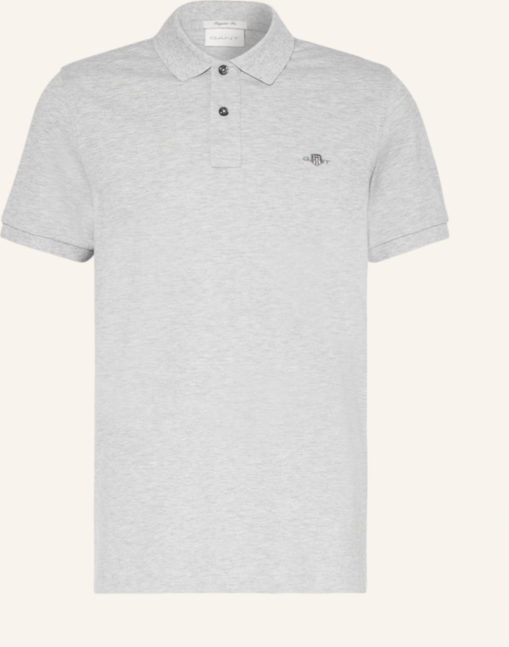 Gant Piqué-Poloshirt Regular Fit grau