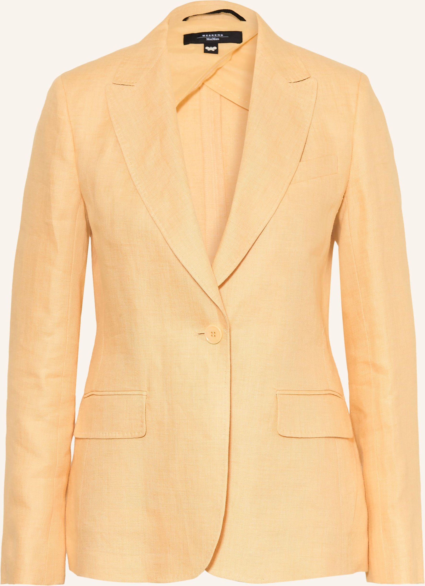 Weekend Max Mara Leinenblazer Nalut gelb