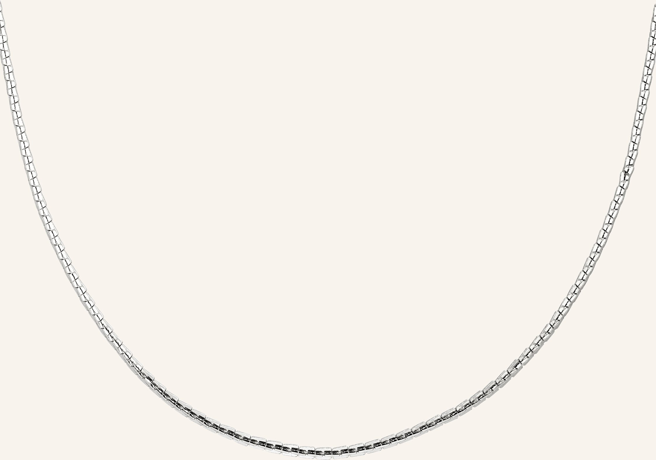 Copenhagen Studios Halskette Aus Edelstahl silber