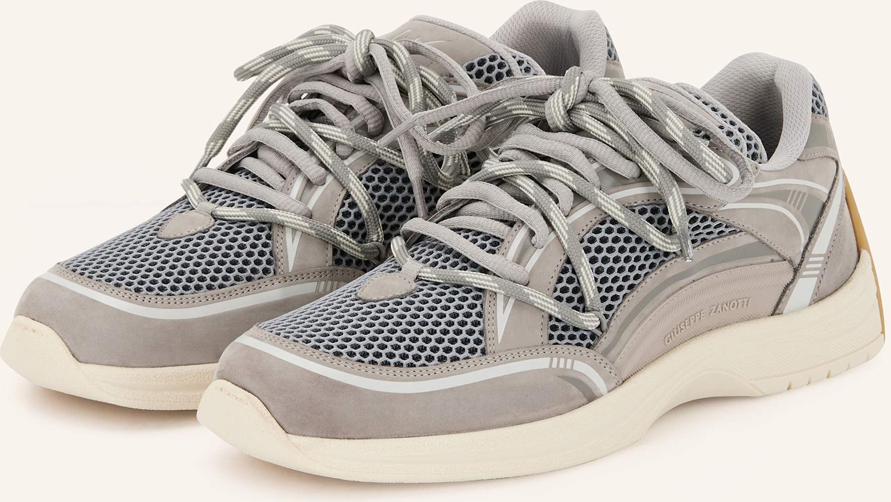 Thumbnail - Giuseppe Zanotti Design Sneaker Inox grau