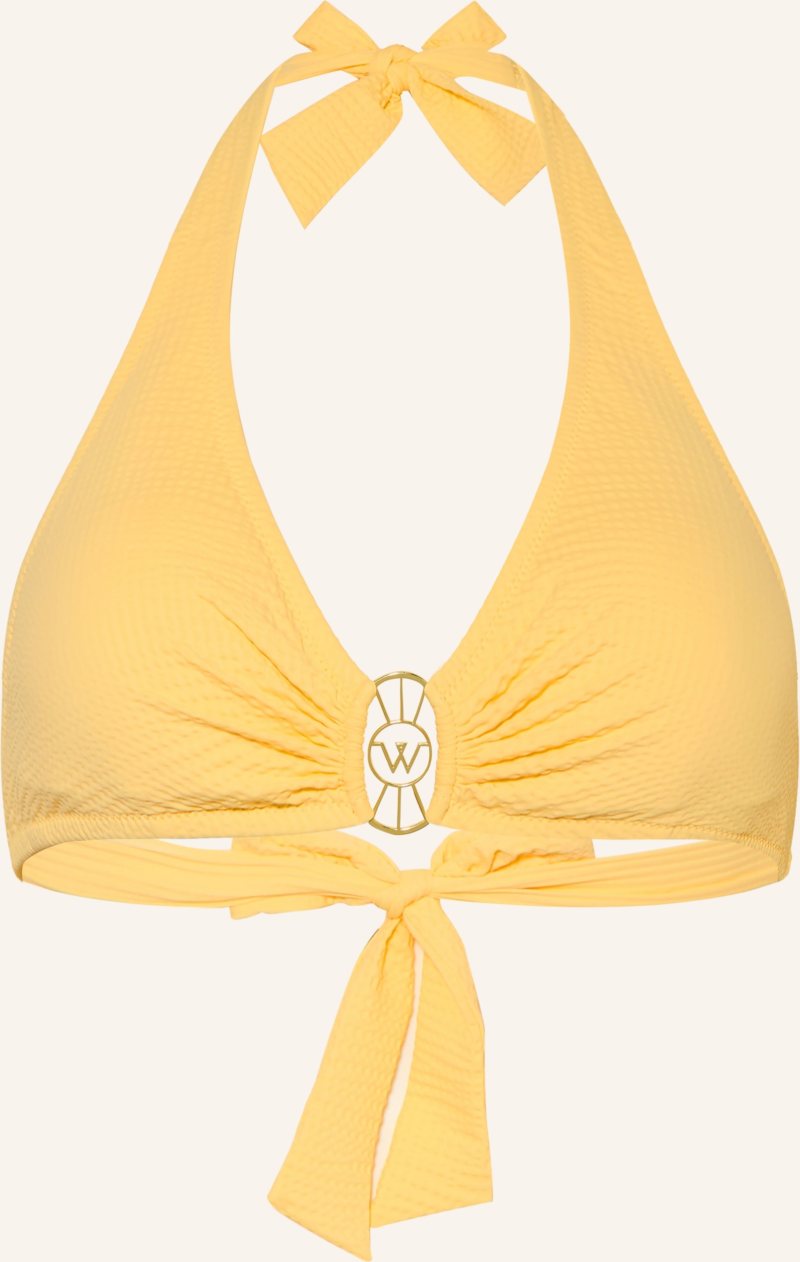 Watercult Neckholder-Bikini-Top Suntouched Solids gelb