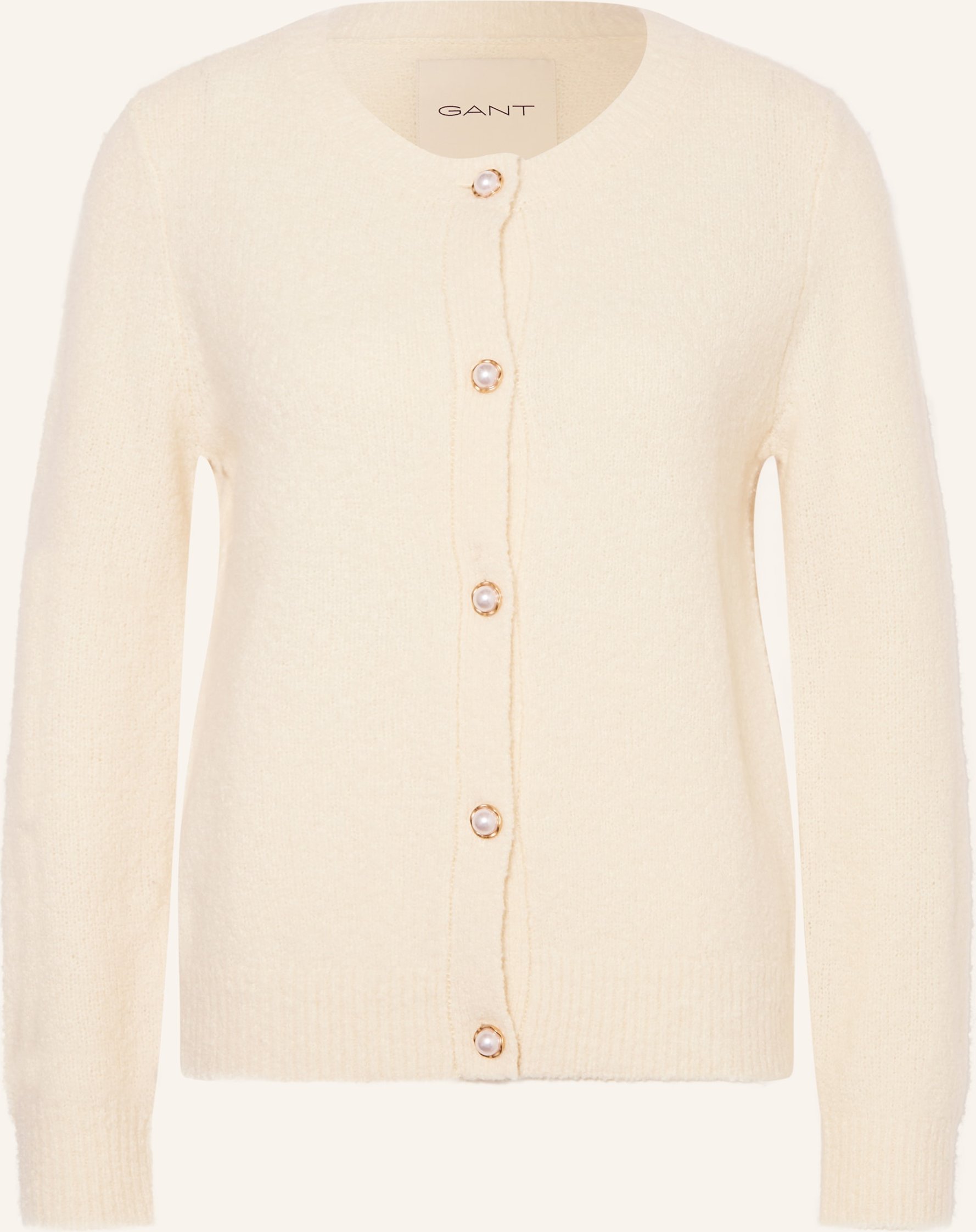 Thumbnail - Gant Strickjacke weiss