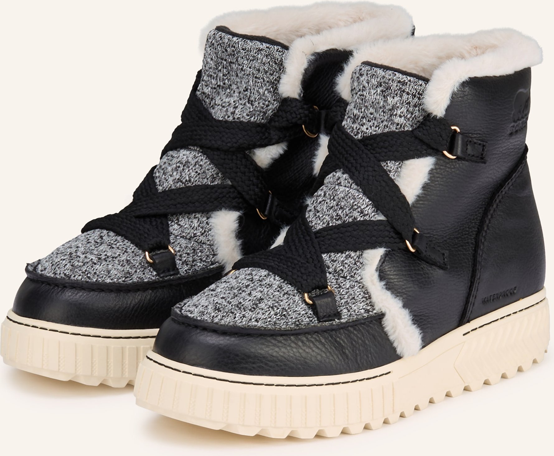 Sorel Schnürboots Ona Ave™ Alpine schwarz