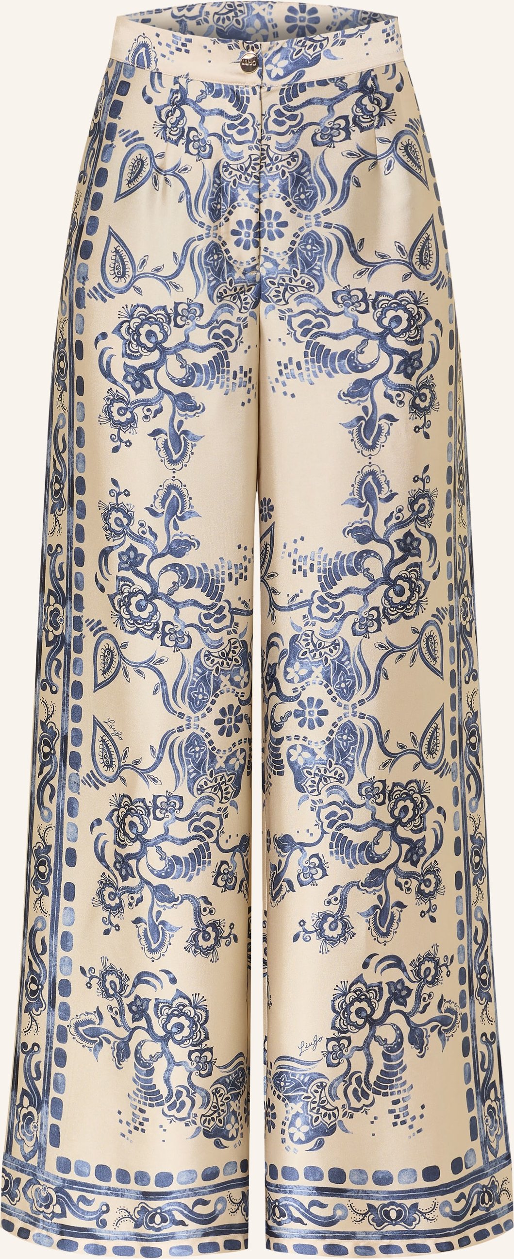 Liu Jo Marlenehose Aus Satin beige