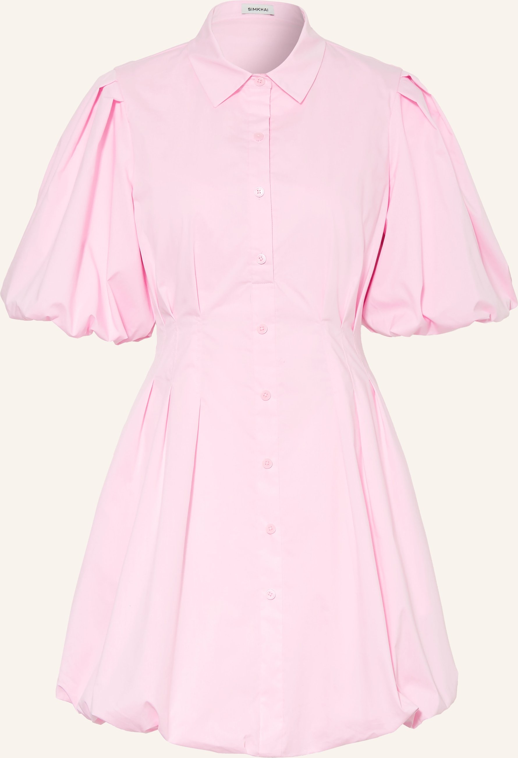 Simkhai Hemdblusenkleid Cleo rosa
