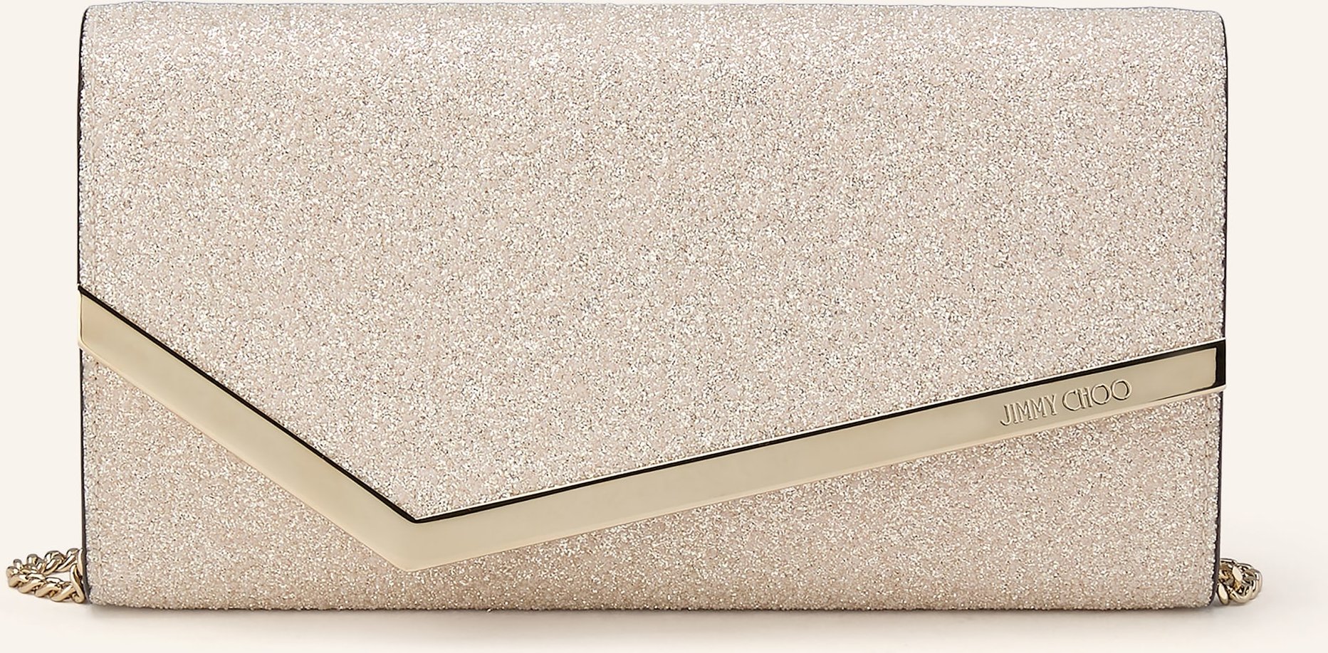 Jimmy Choo Clutch Emmie gold