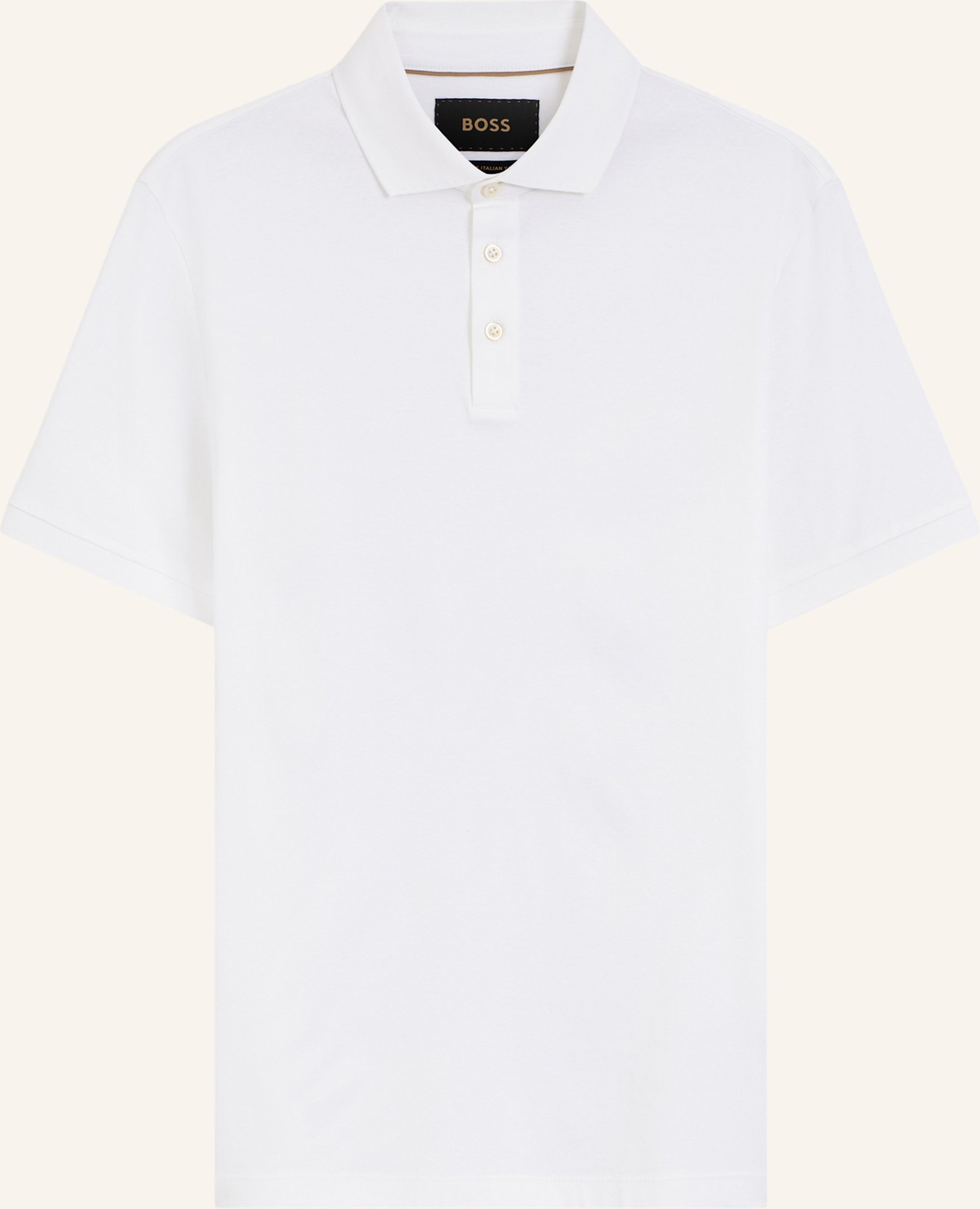 Boss Poloshirt L-Perry 14 Regular Fit weiss