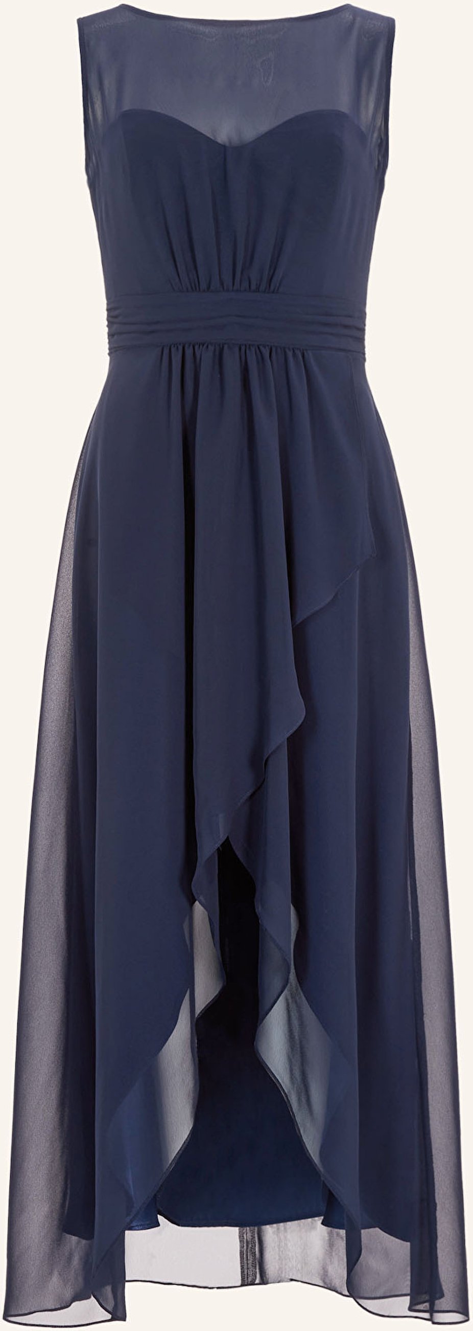 Swing Abendkleid Mit Cut-Out blau