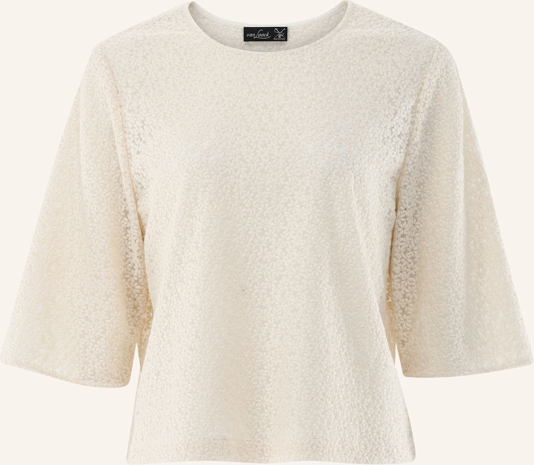 Van Laack Bluse Modern Fit braun