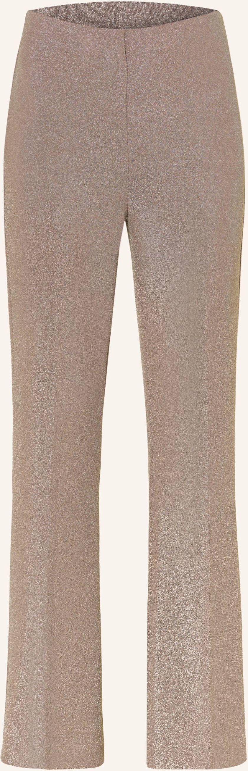 Thumbnail - Joseph Ribkoff Signature Jerseyhose Mit Glitzergarn silber