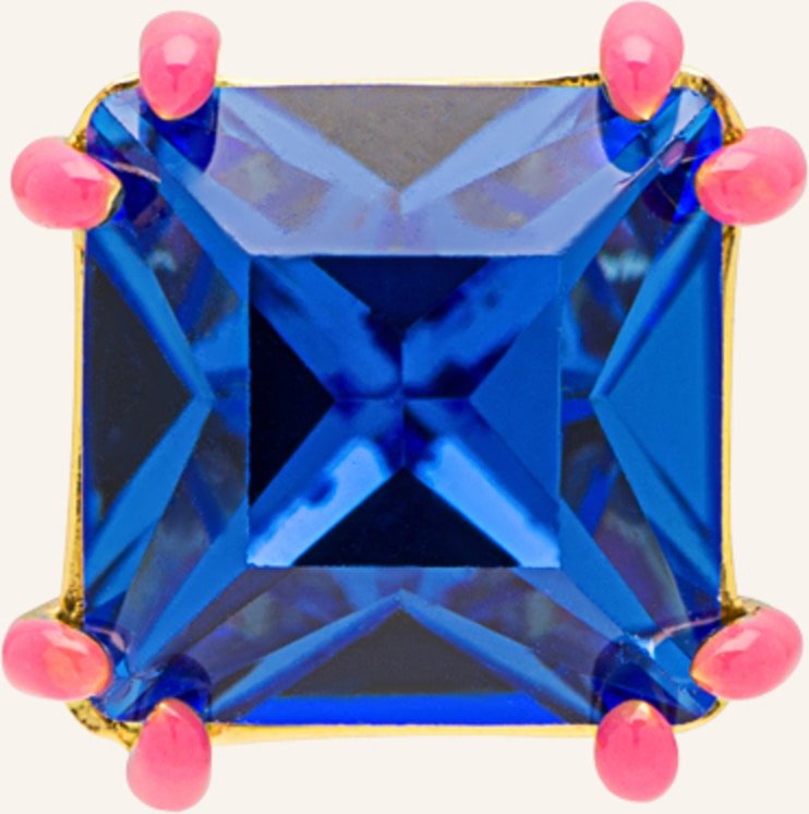 Lulu Copenhagen Ohrstecker Gala Crystal Bling blau