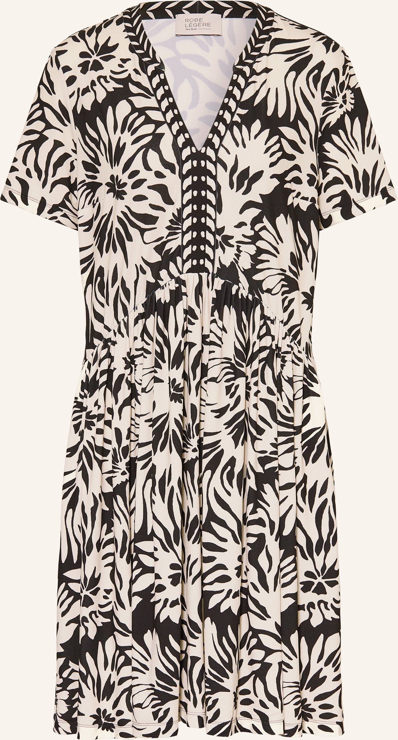 Robe Légère Satinkleid schwarz