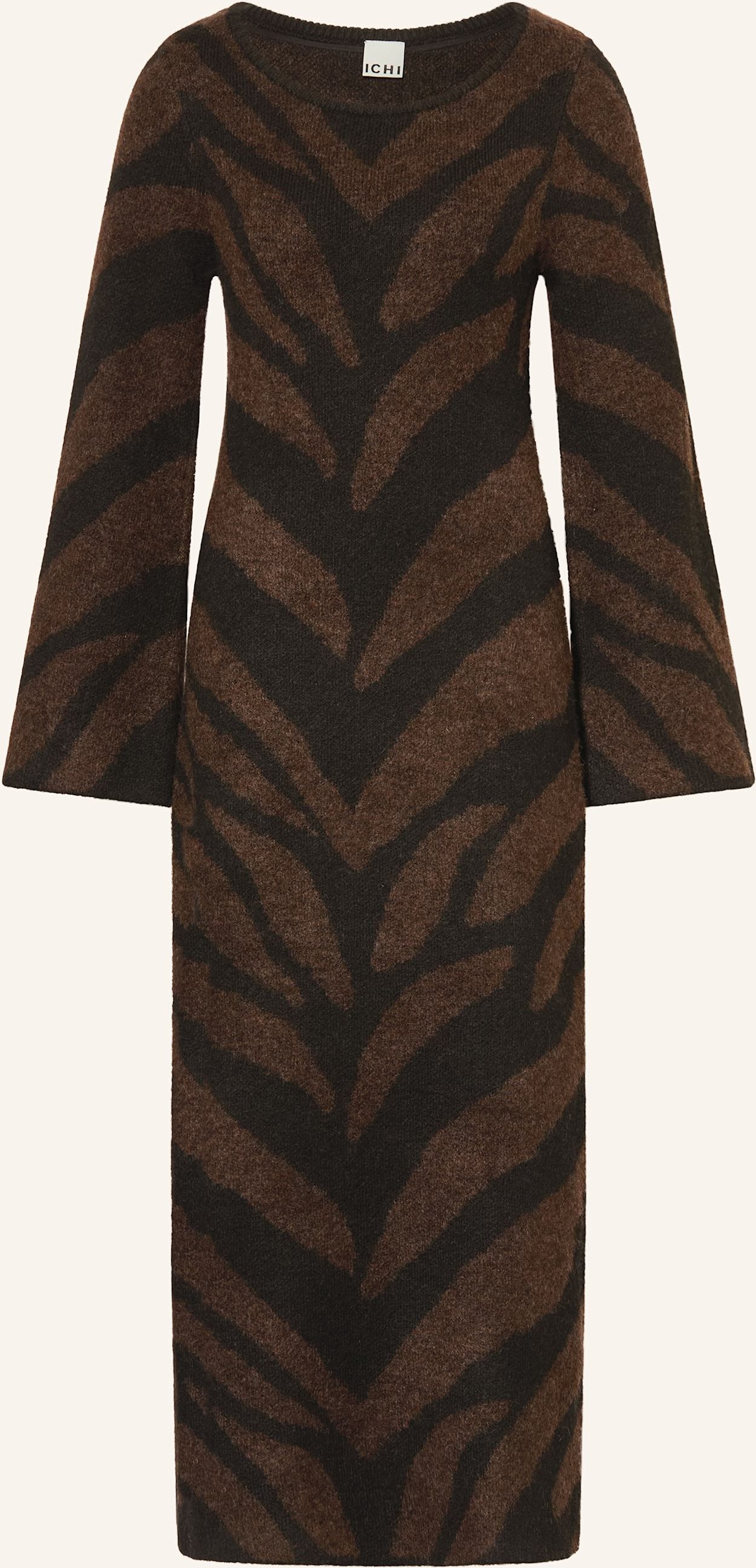 Ichi Strickkleid Ihkamora schwarz