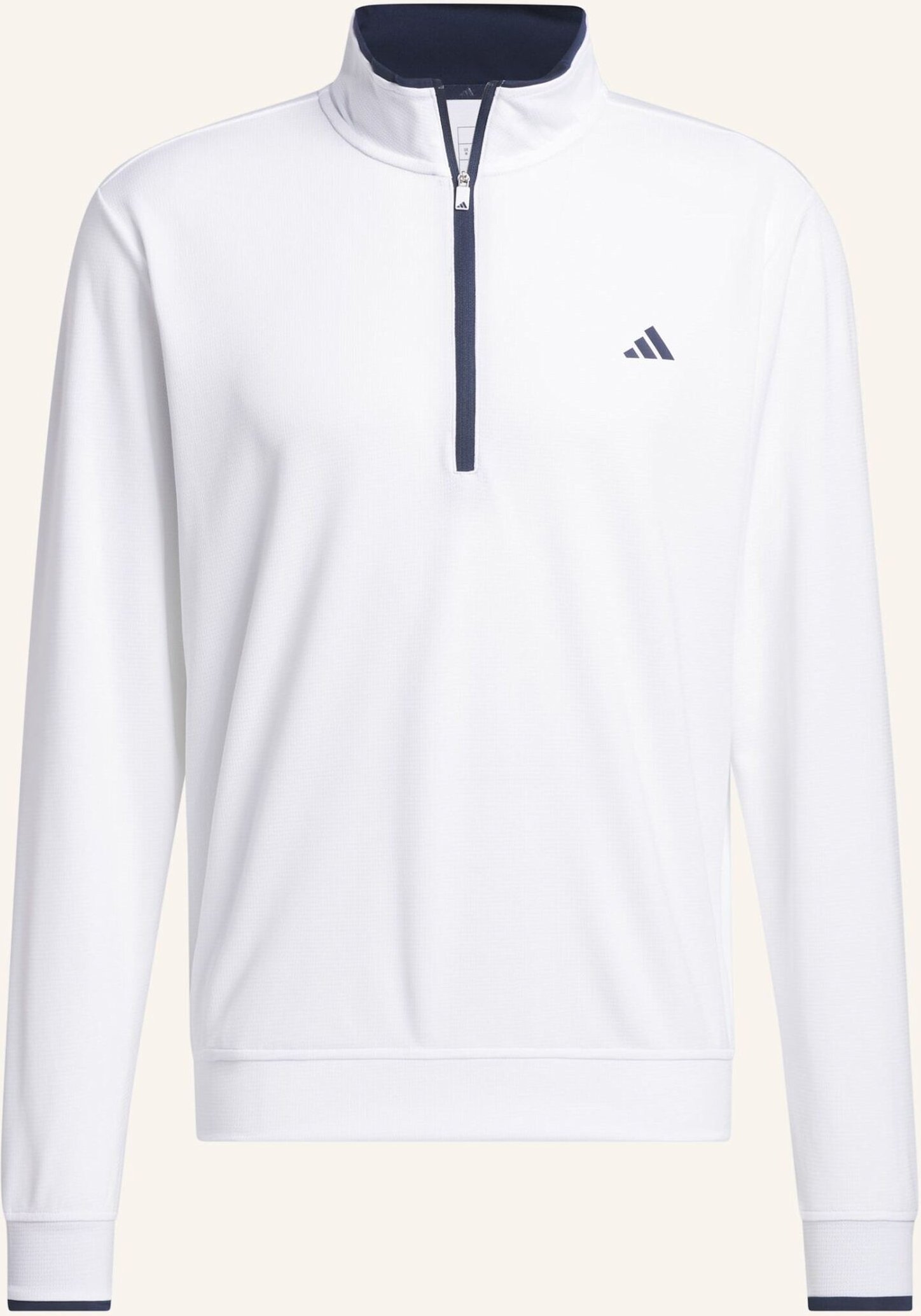 Adidas Lightweight Half-Zip Oberteil weiss