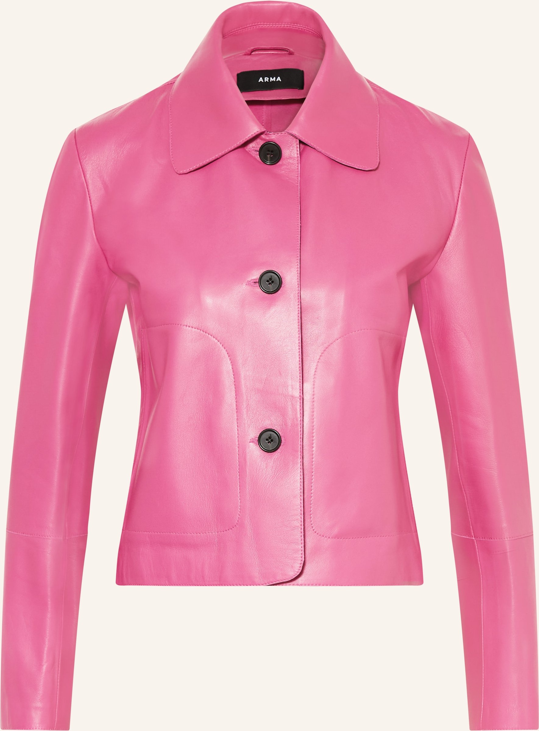 Arma Lederjacke pink